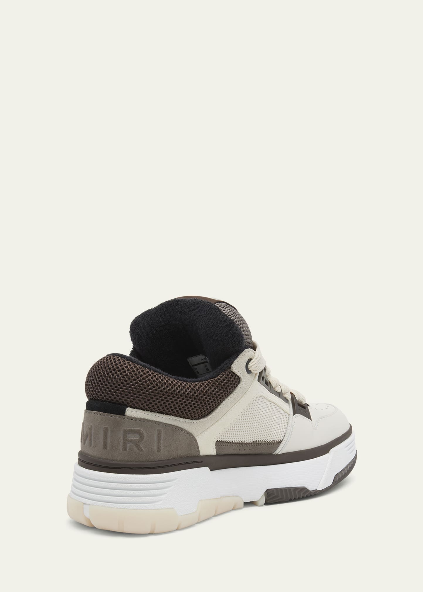 Men's MA-1 Leather & Mesh Low-Top Sneakers - 2