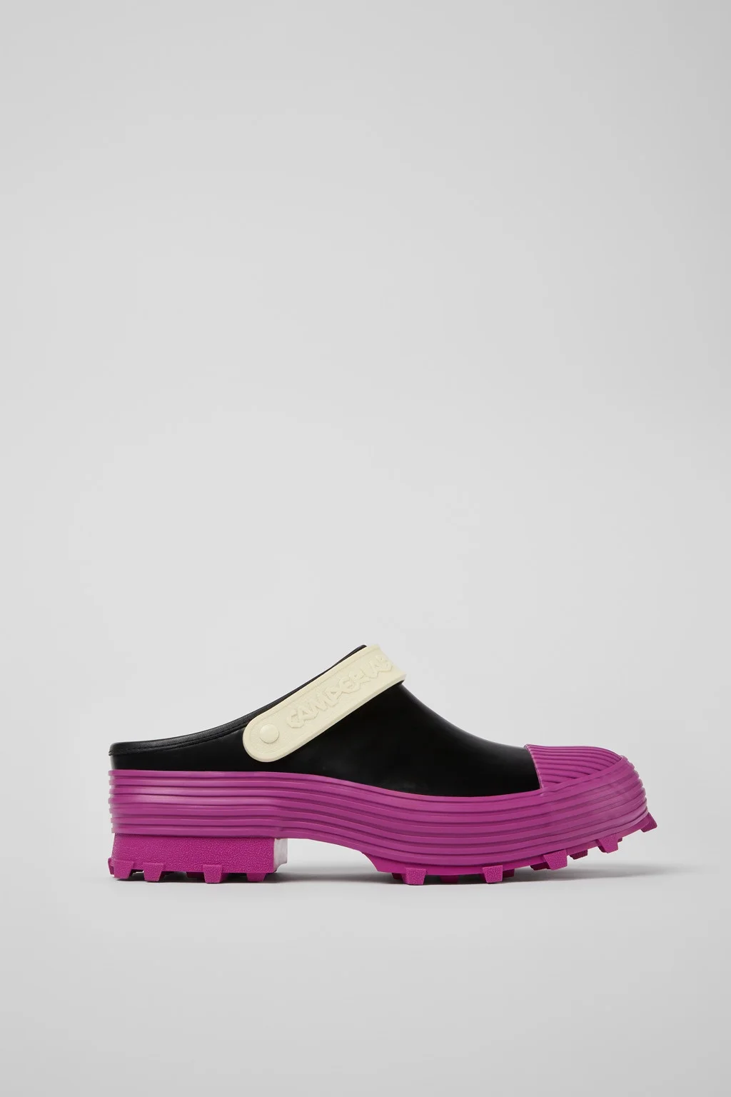 Multicolored leather clogs - 1