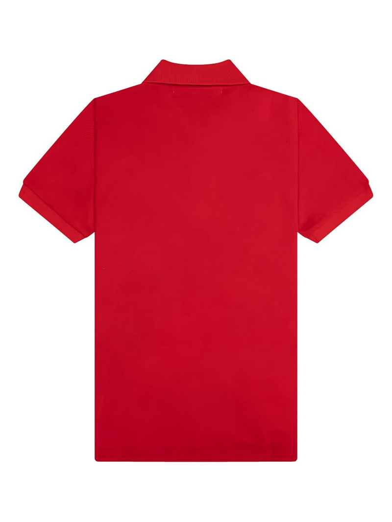 Comme des Garçons PLAY heart-emblem polo top outlook