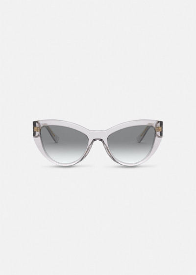 VERSACE Cat-Eye Medusa Crystal Sunglasses outlook