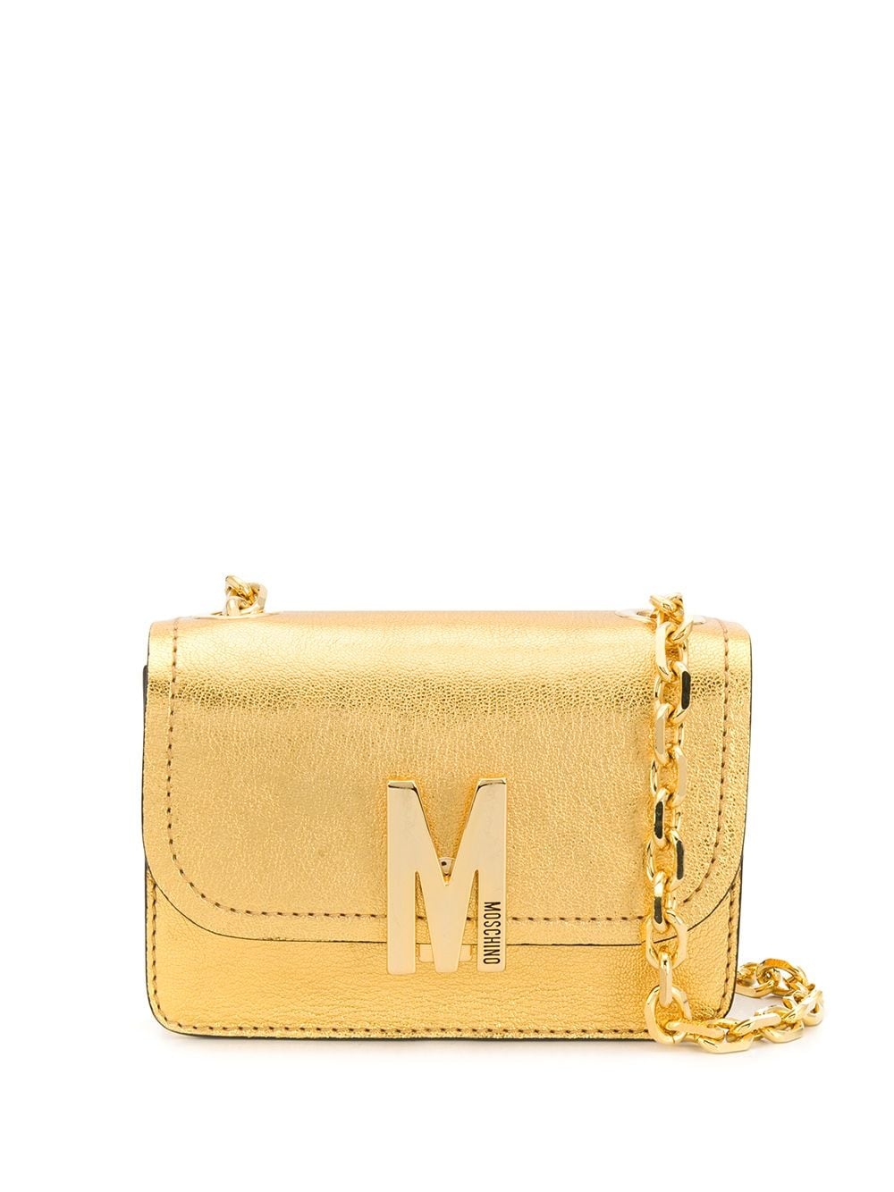 M logo-plaque shoulder bag - 1