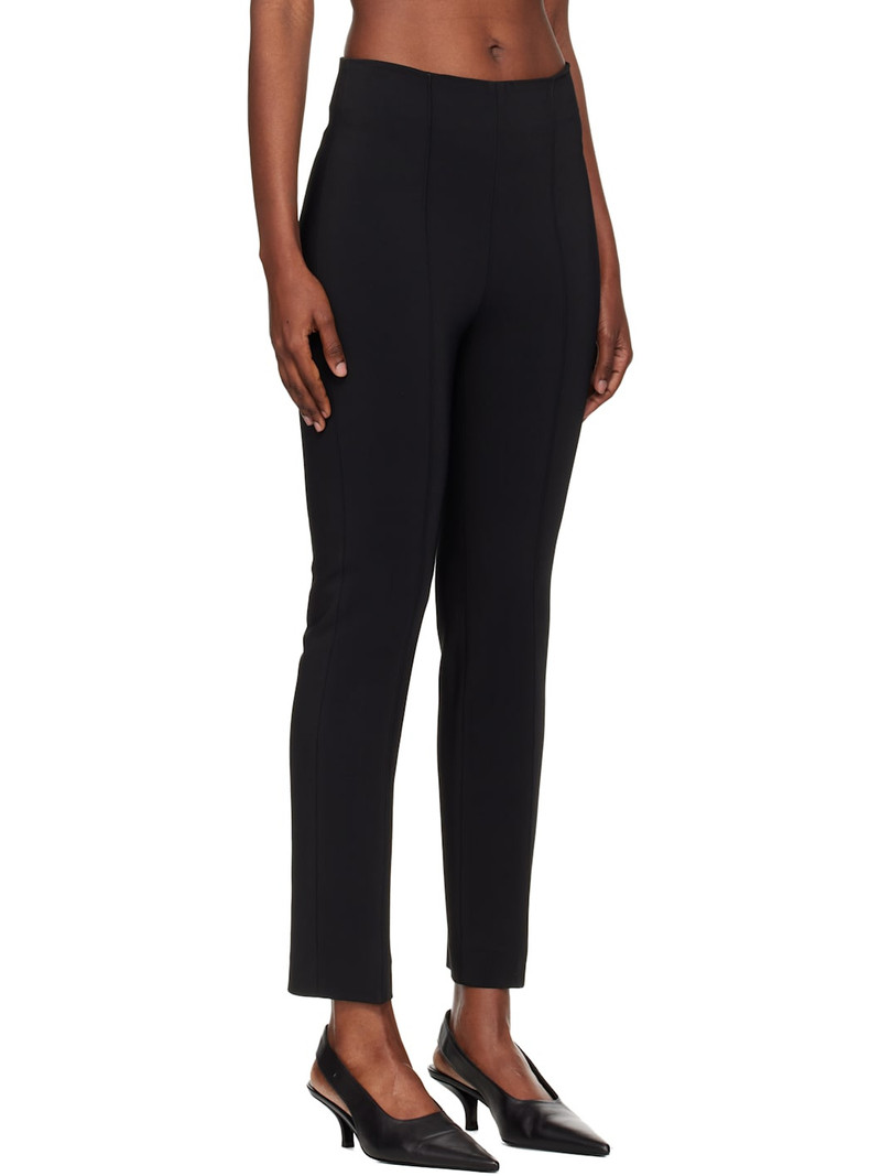 Black Cigarette Leg Trousers 2