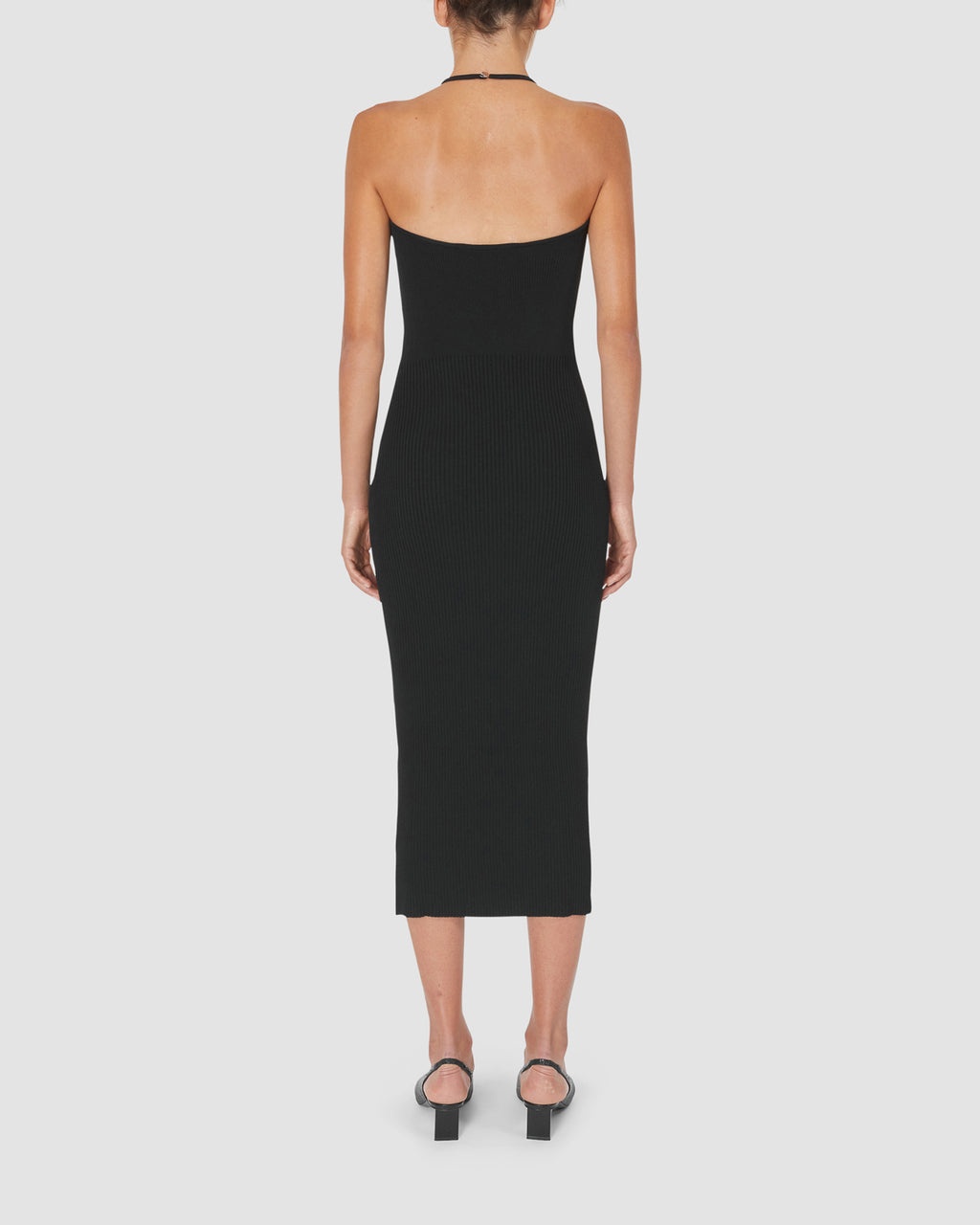 RIBBED KNIT TANK DRESS - 5