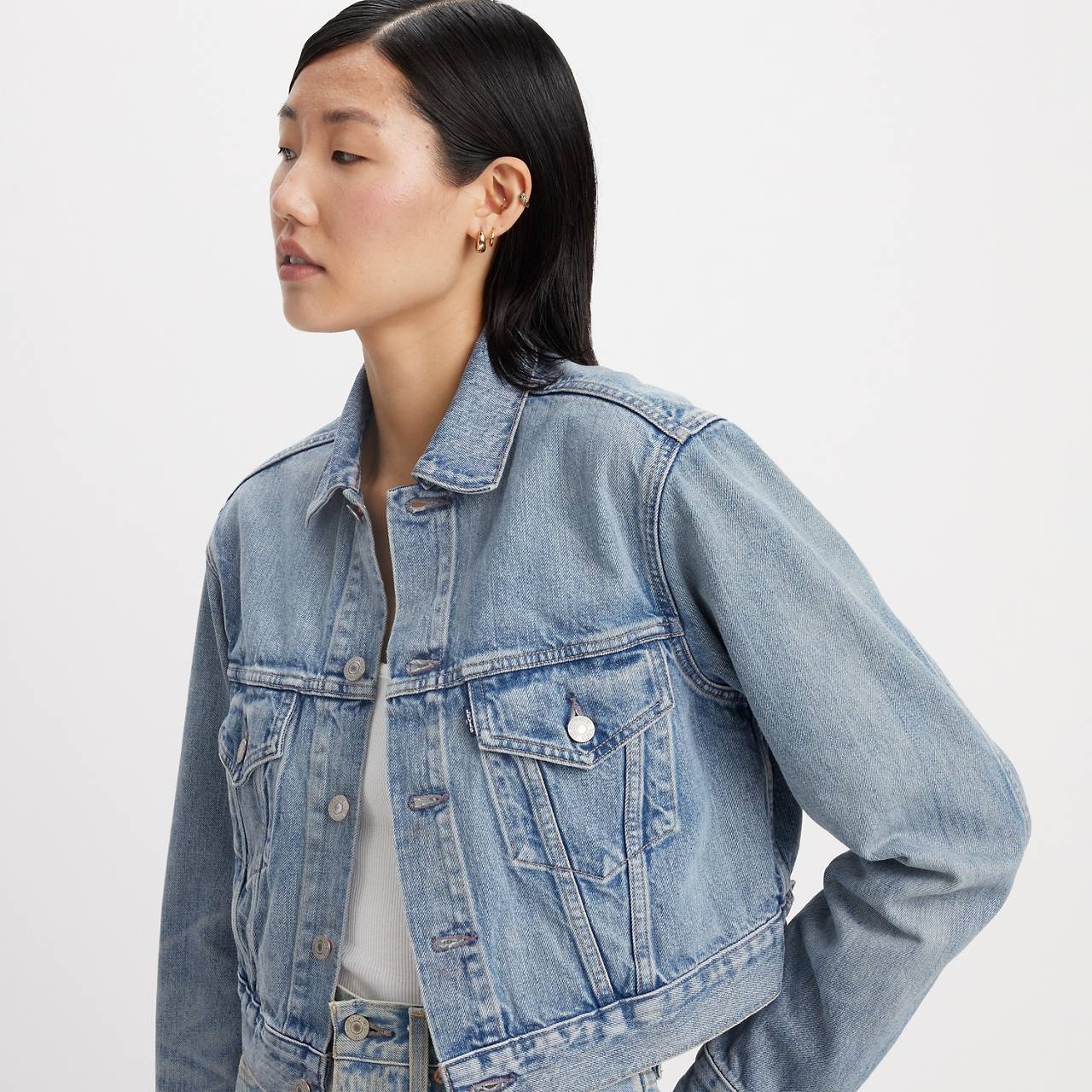 LEVI’S® WOMEN’S MADE IN JAPAN SHORT TYPE III TRUCKER JACKET - 5