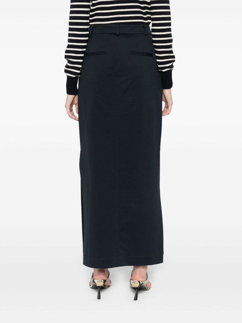 pleat-detailing pencil skirt 4