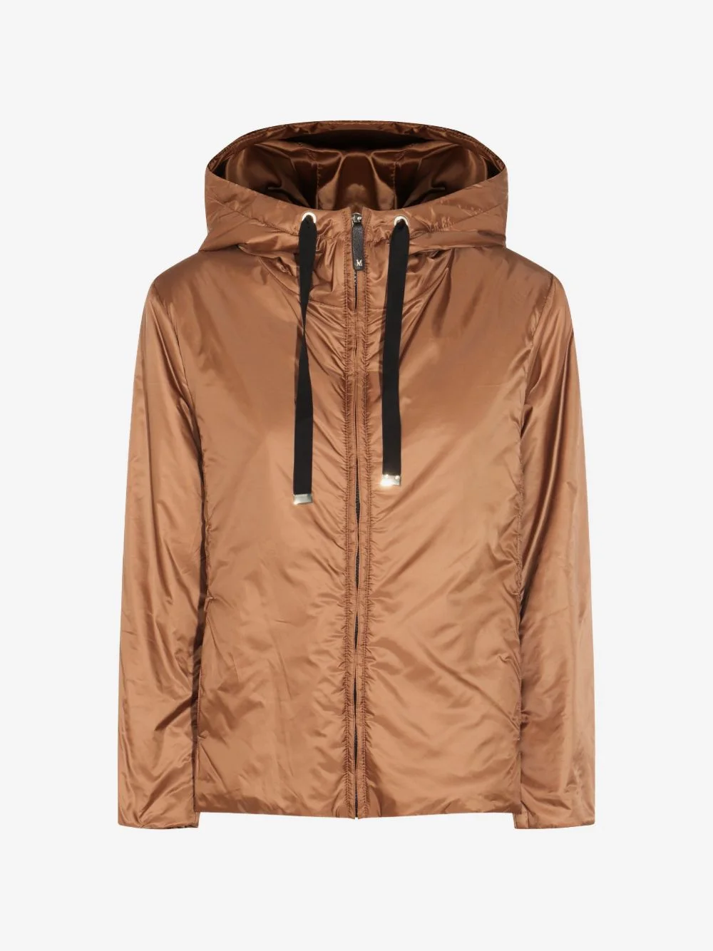 The Cube hooded zip-up coat - 1