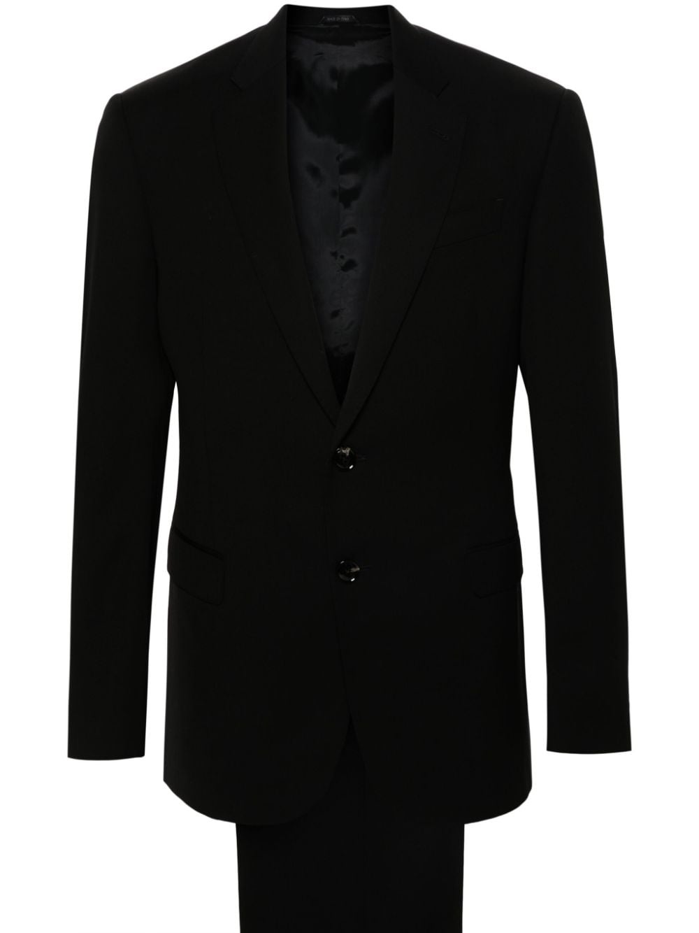 twill virgin-wool suit - 1