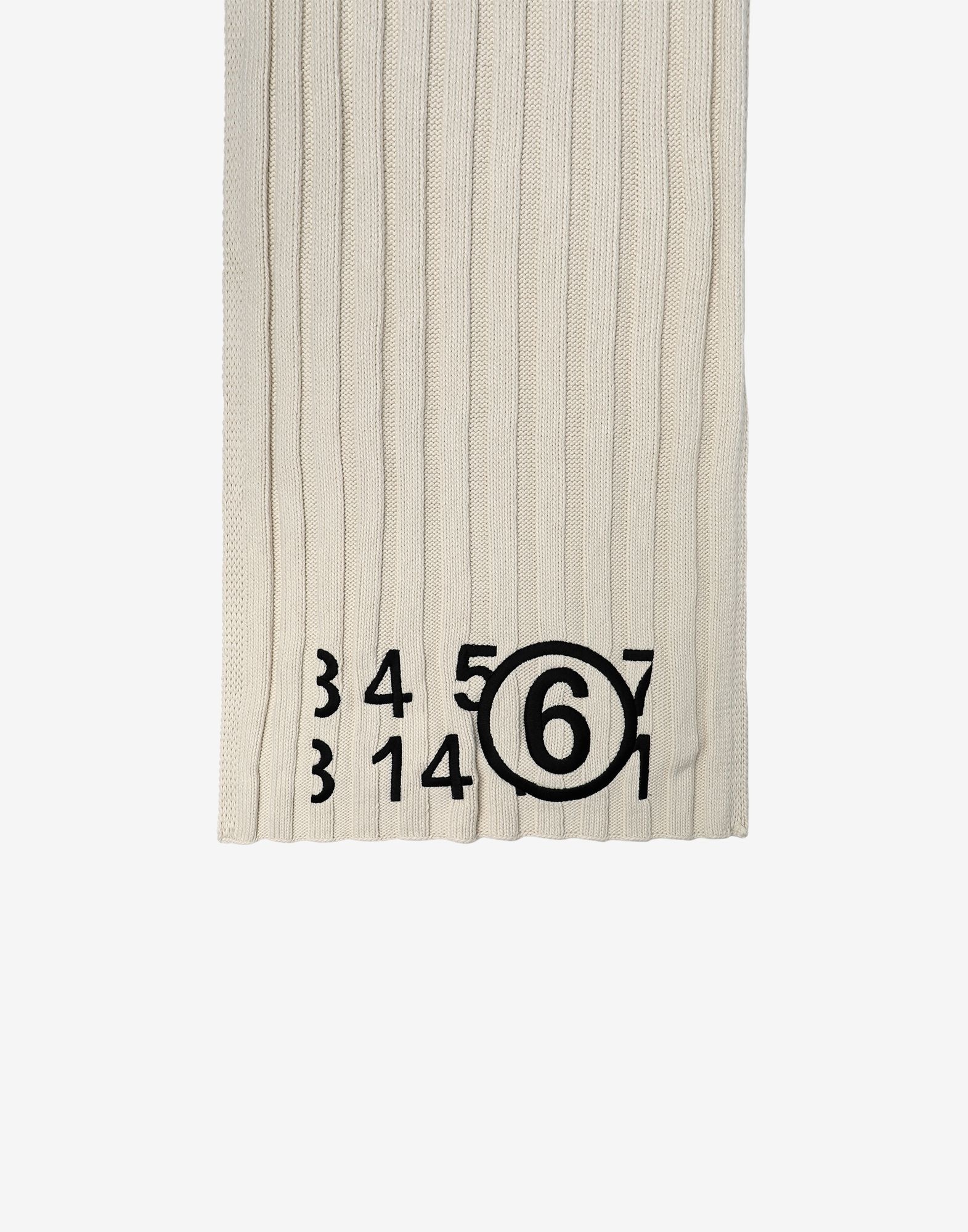 Embroidered logo scarf - 3