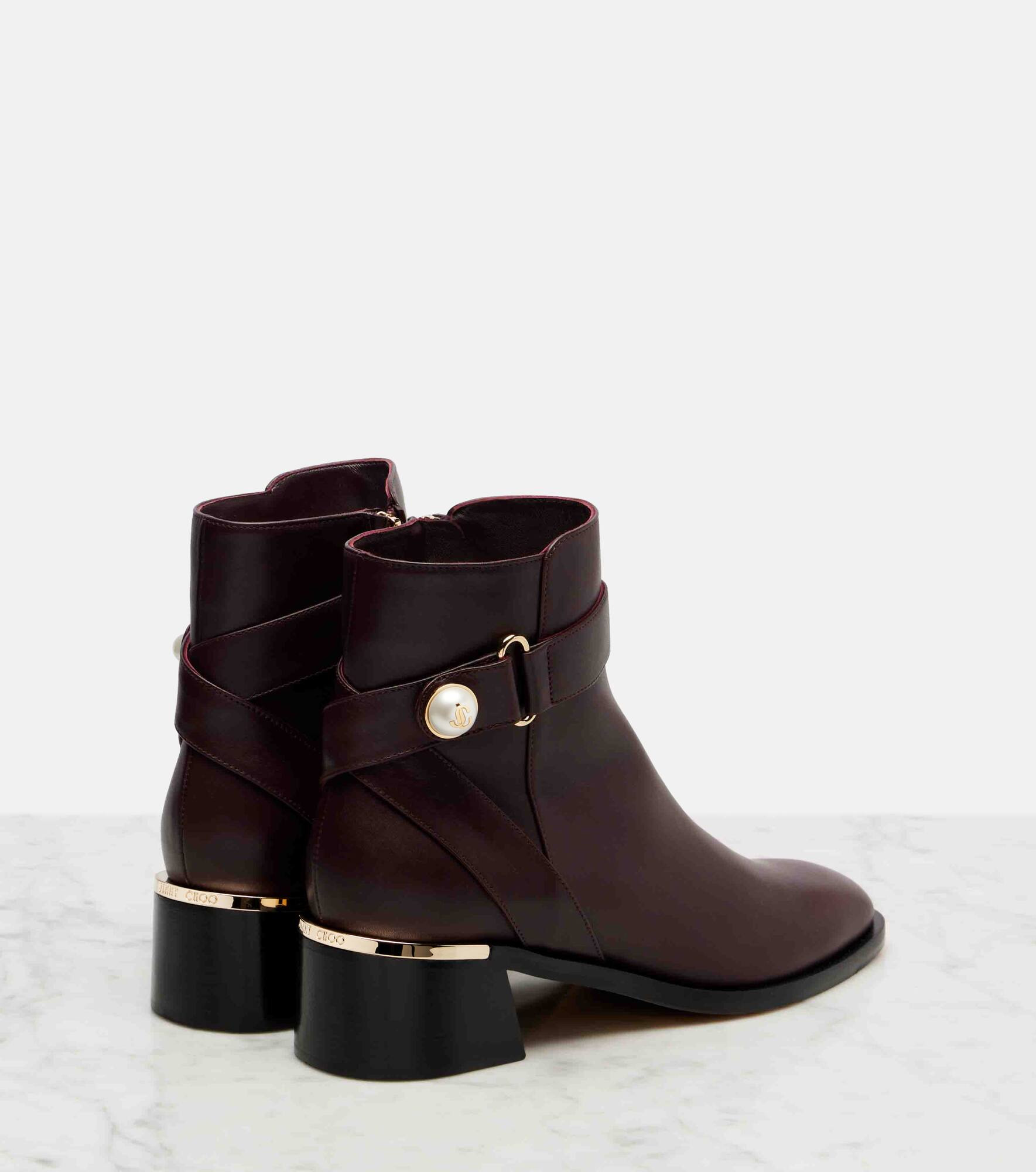 Noor 45 embellished leather ankle boots - 2