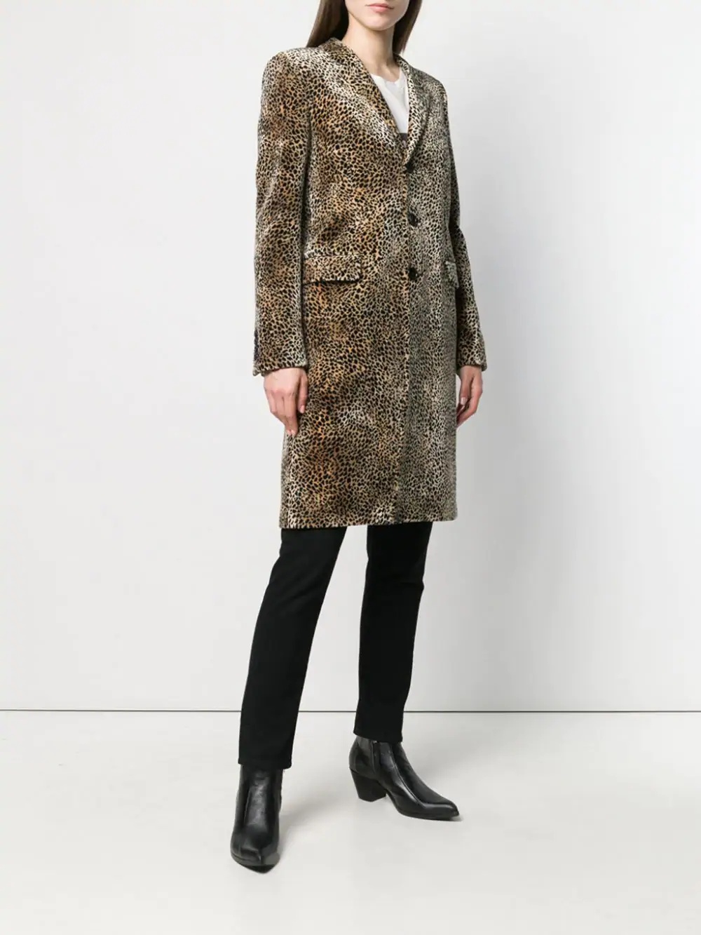 Chesterfield leopard-print coat - 3