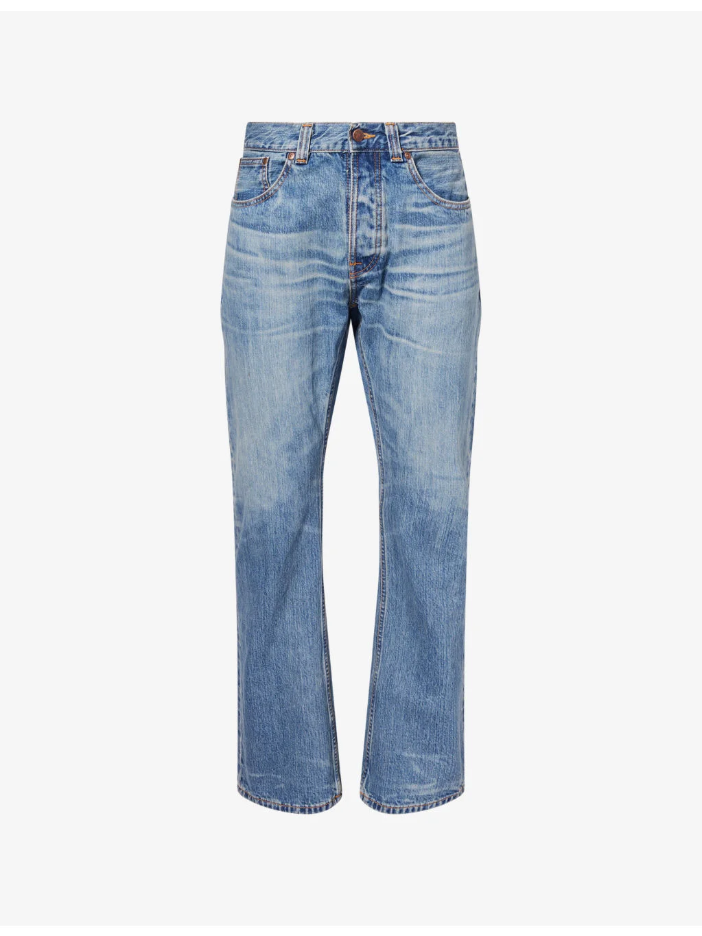 Alf Silver Tracks Cotton Denim Jeans - 1