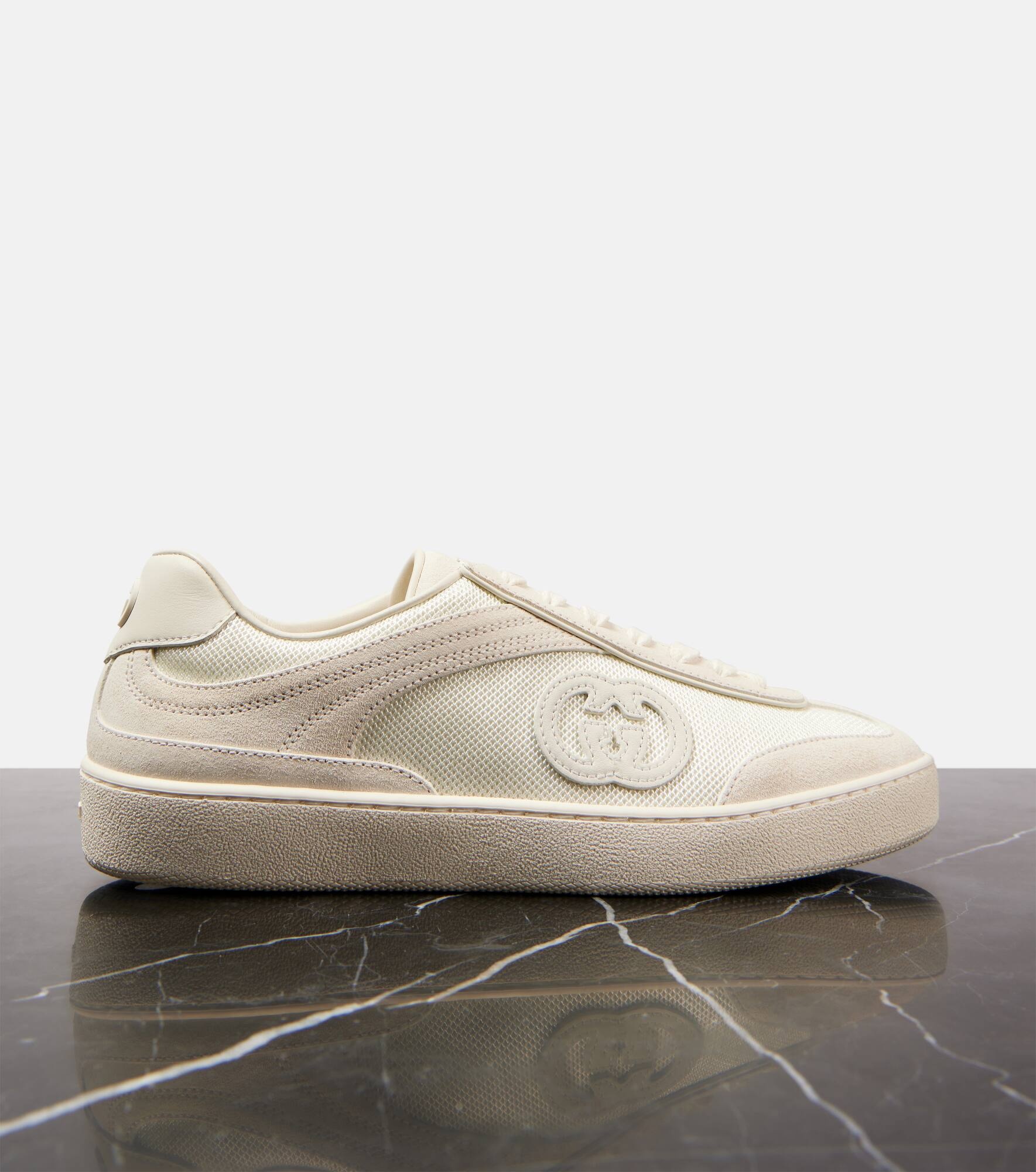 G74 suede-trimmed sneakers - 5