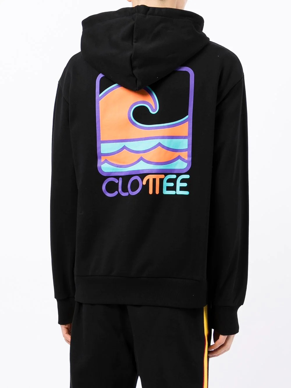 logo-print zipped hoodie - 4