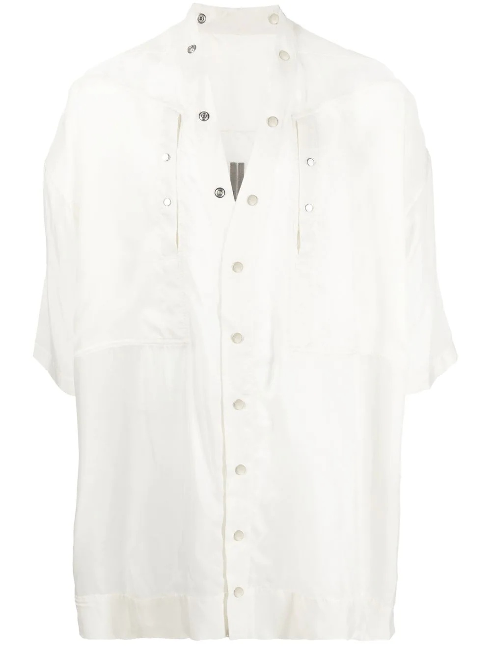 V-neck buttoned shirt - 1