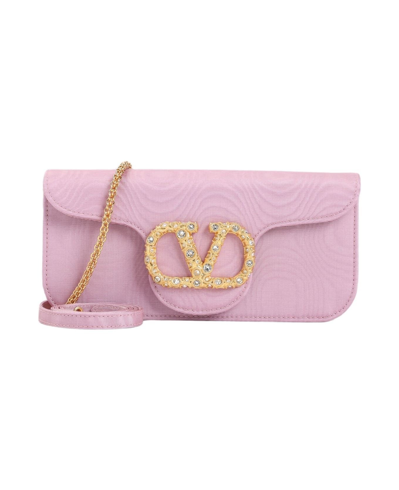 Moiré Textile Clutch - 1