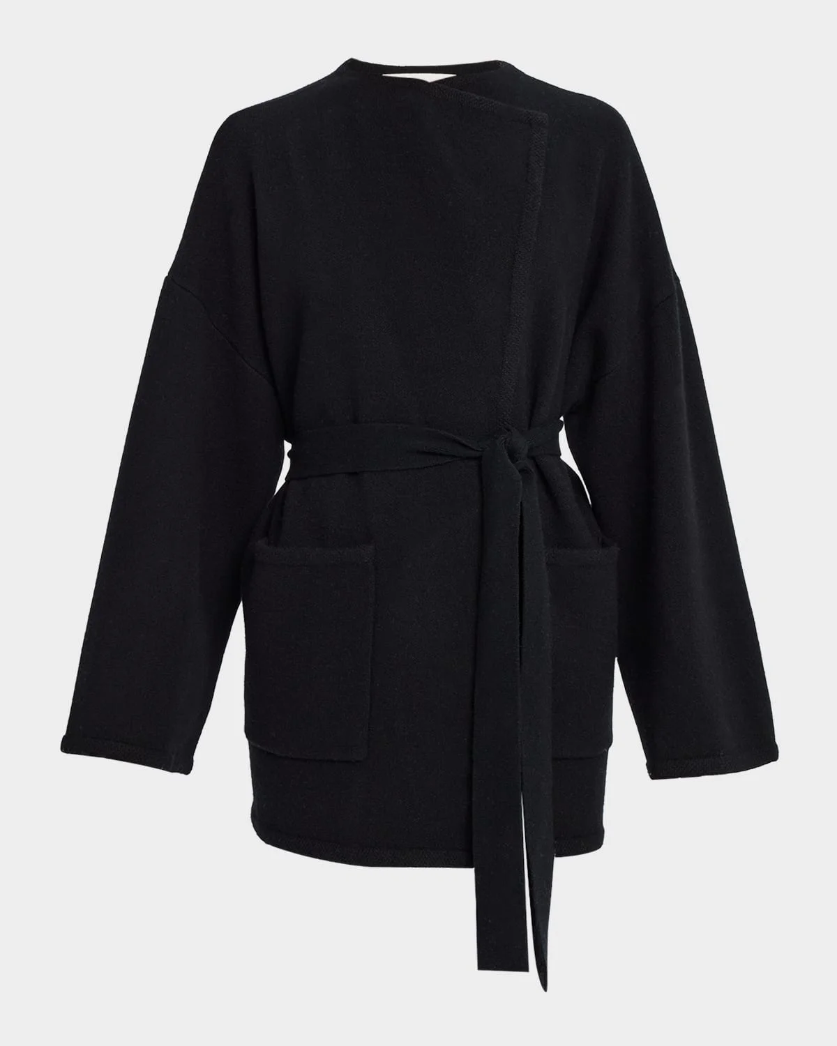 Coline Belted Patch Pocket Cardigan - 1