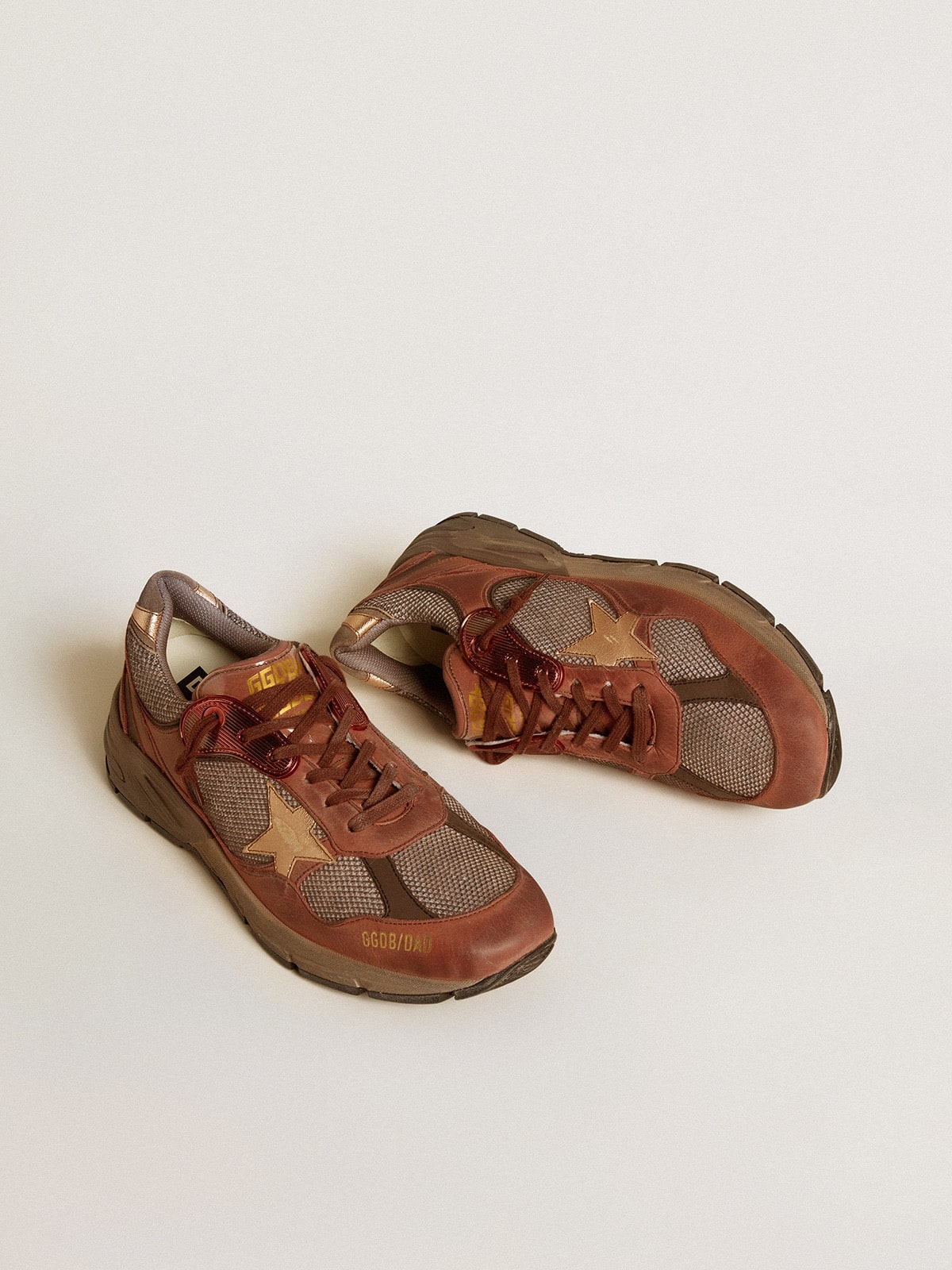 Men's Dad-Star in nubuck with gold leather star and suede heel tab - 2