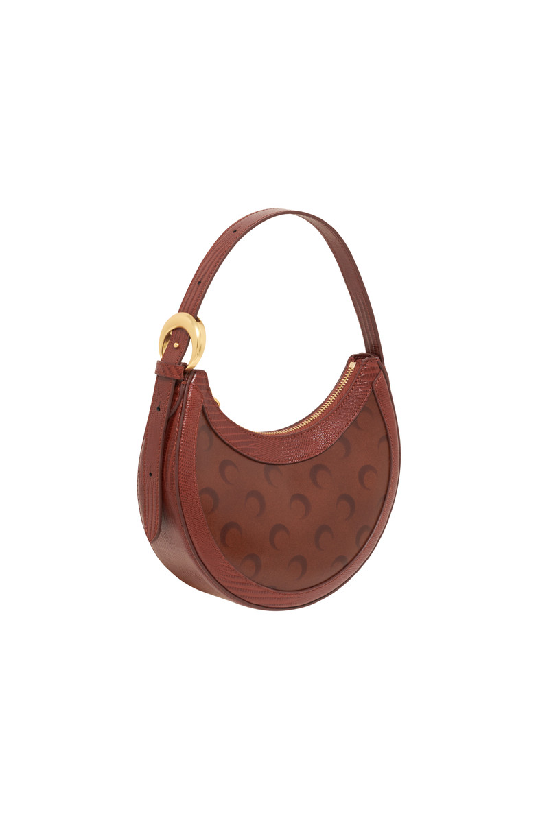 Marine Serre Moon Airbrushed Leather Eclips Mini outlook