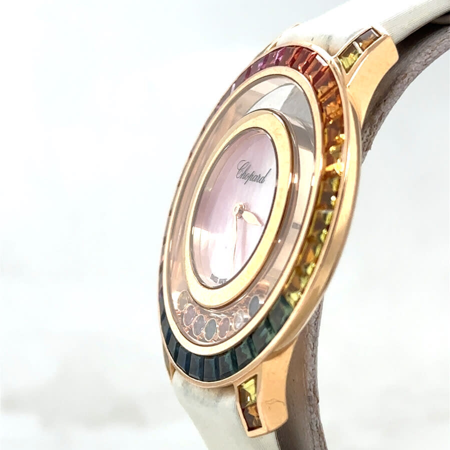 Pre-owned Chopard Happy Diamonds Icons Mother of Pearl Dial Ladies Watch 20A002-5901 - 4