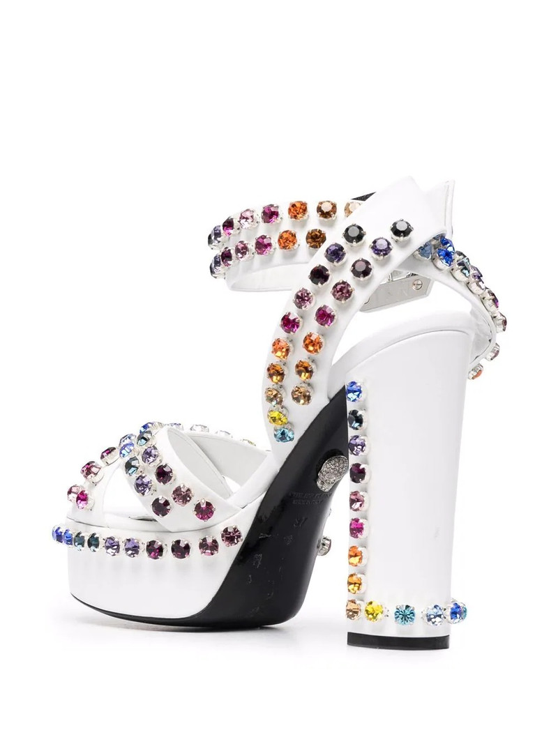 crystal-embellished sandals 3