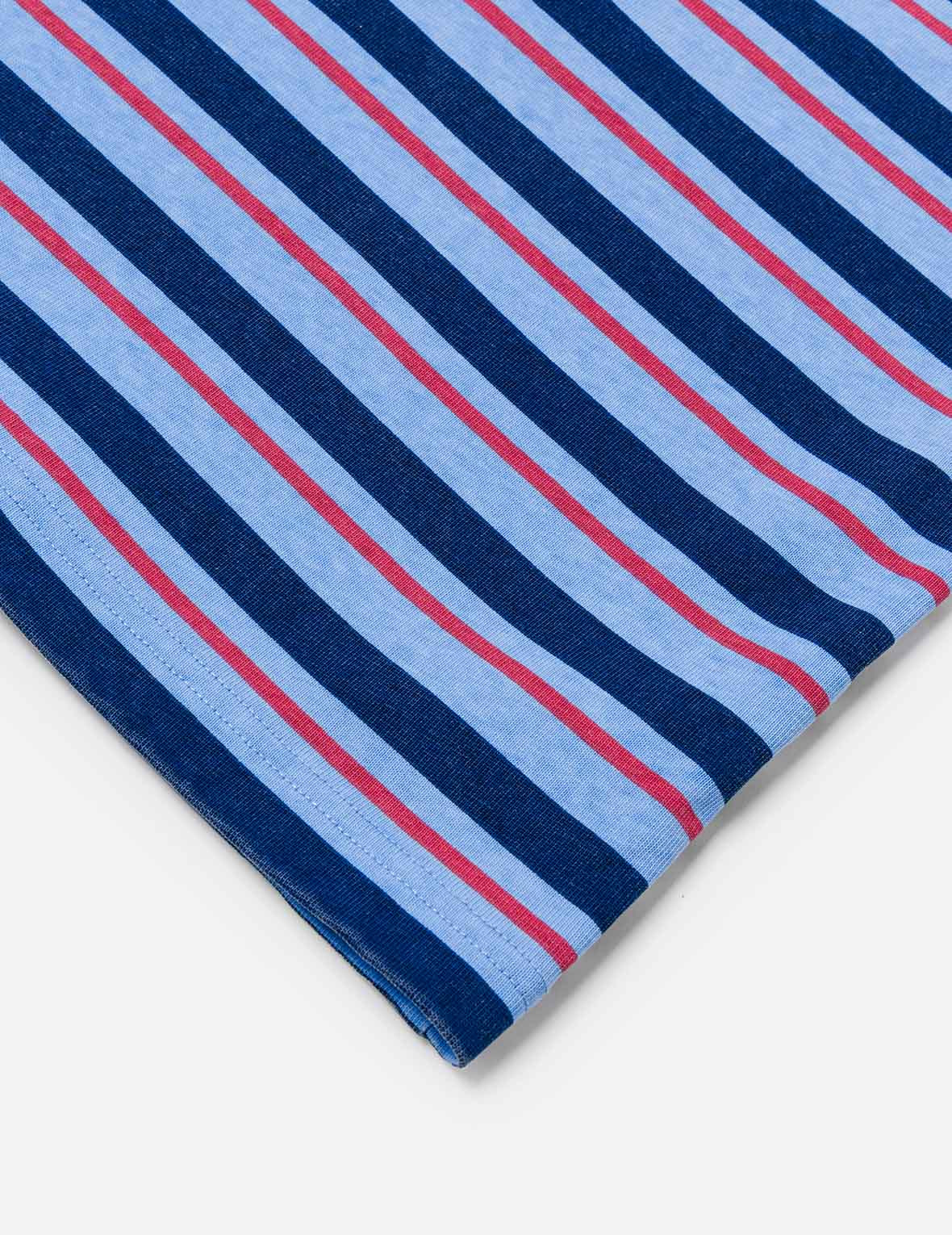 Seagull Appliqué Relax Fit Stripe T-Shirt - 6