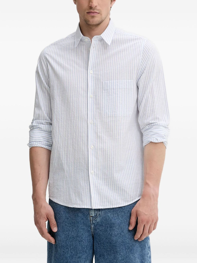 SAMSØE SAMSØE striped-pattern long-sleeve shirt outlook