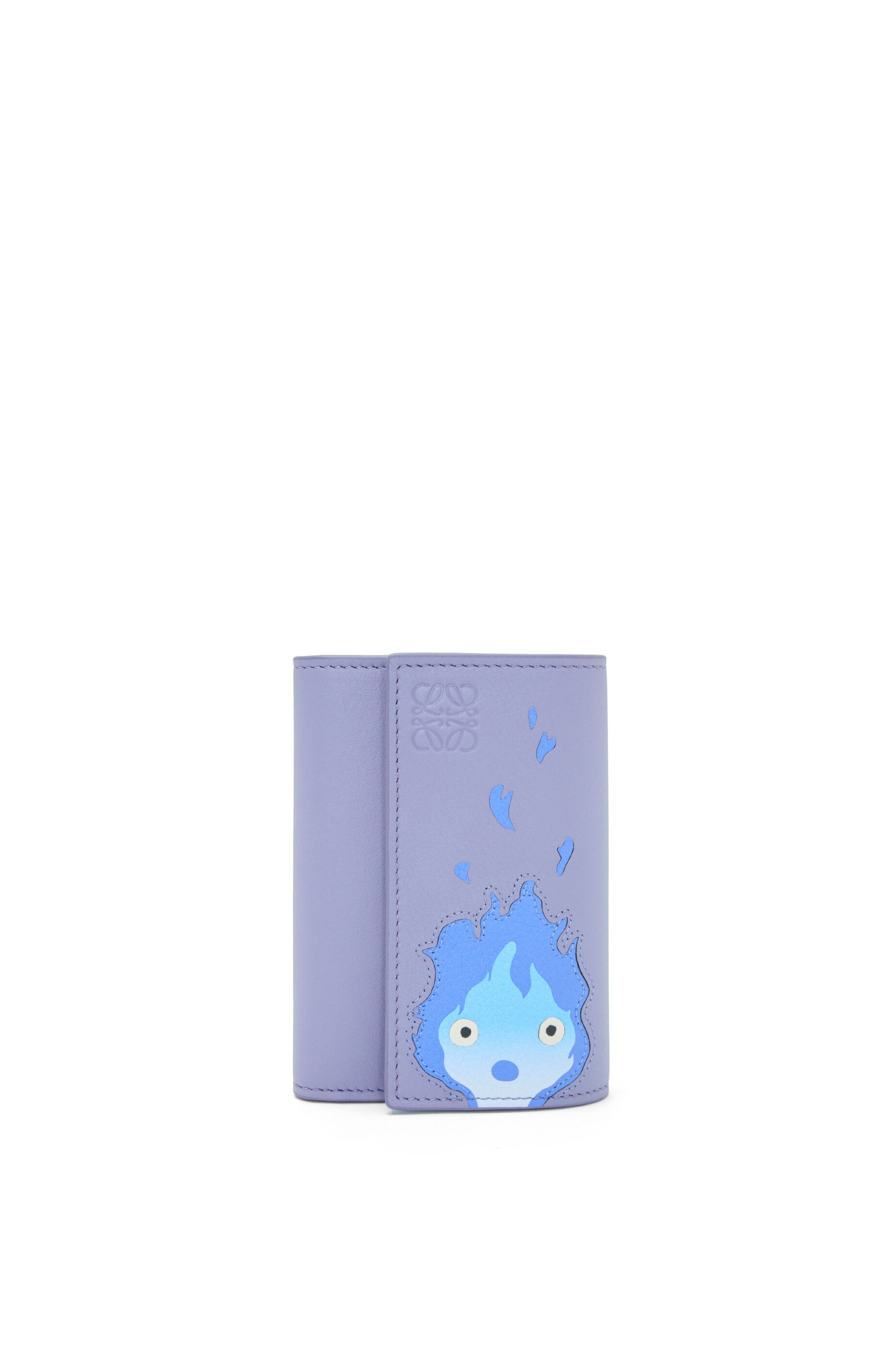 Calcifer small vertical wallet in classic calfskin - 1