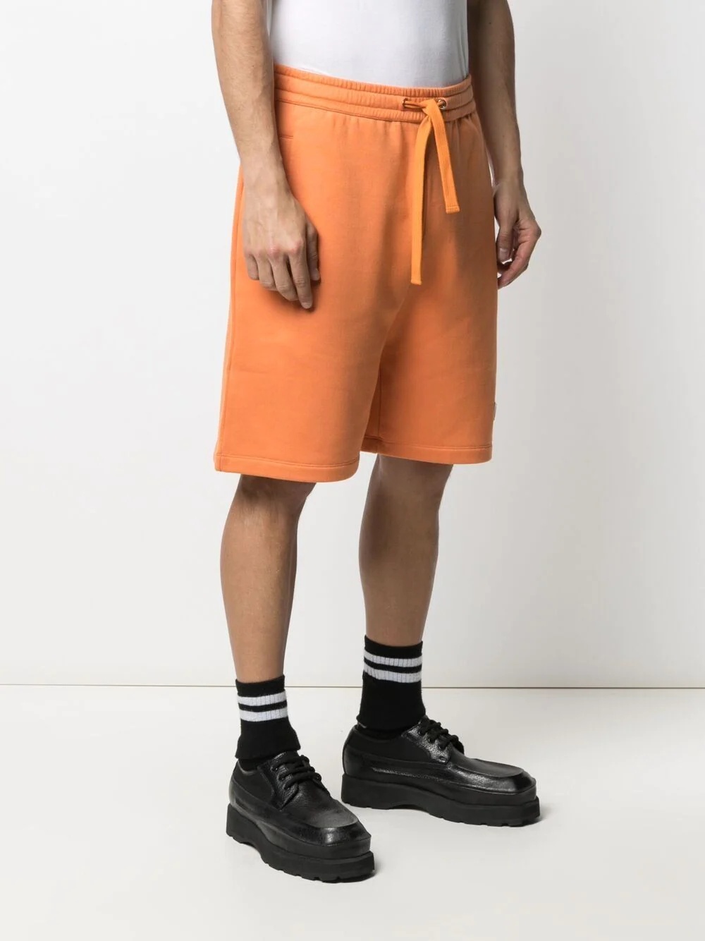 logo-patch track shorts - 3