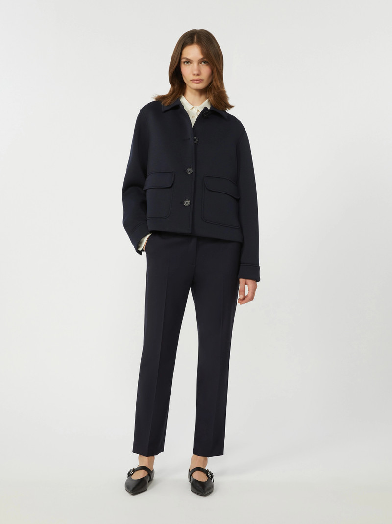 WEEKEND Max Mara Stretch wool cigarette trousers - NAVY outlook