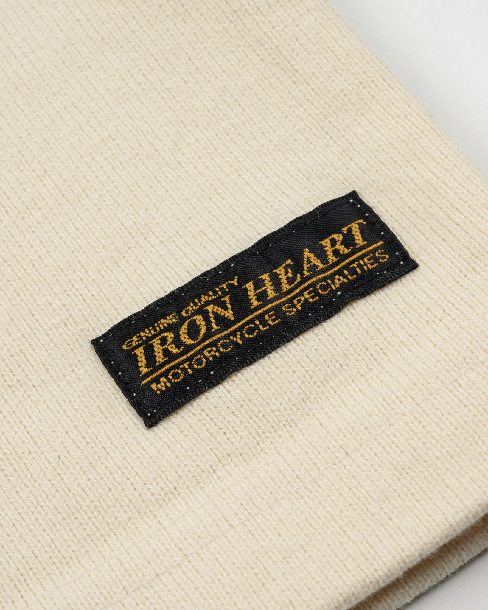 IHTL-1501-CRM 11oz Cotton Knit Long Sleeved Crew Neck Sweater - Cream - 8
