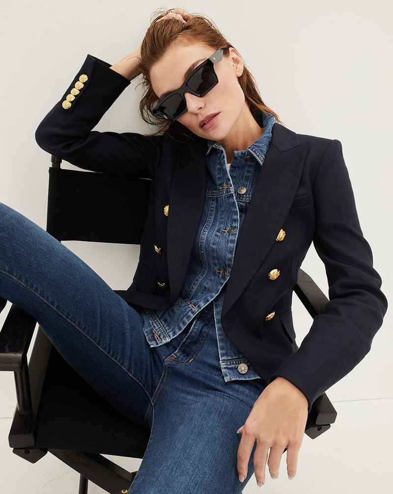 VERONICA BEARD MILLER LINEN DICKEY JACKET outlook