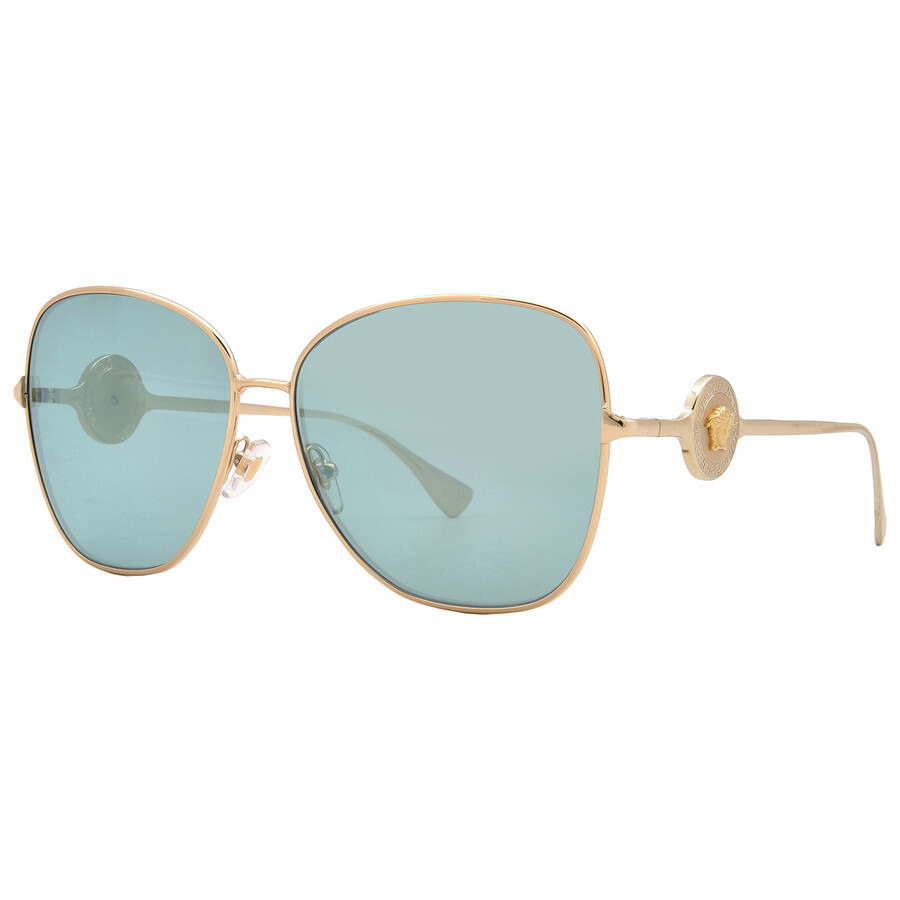 Versace Azure Mirror Silver Butterfly Ladies Sunglasses VE2256 10029C 60 - 2