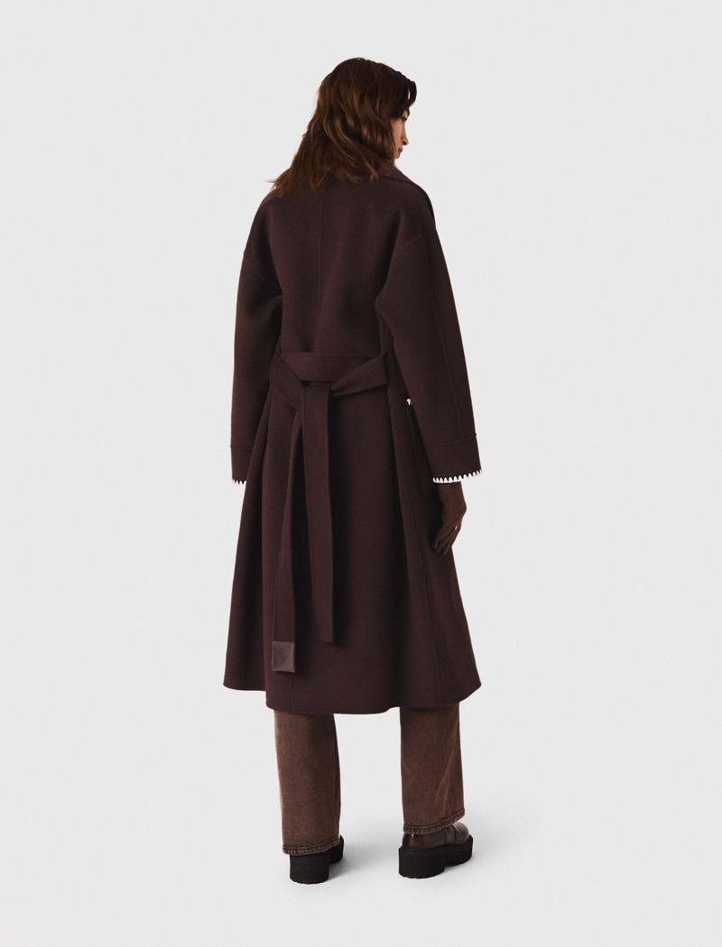 Embroidered double-faced coat 4