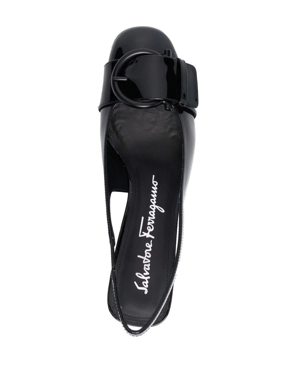 Briget 55 patent leather slingback pumps - 4