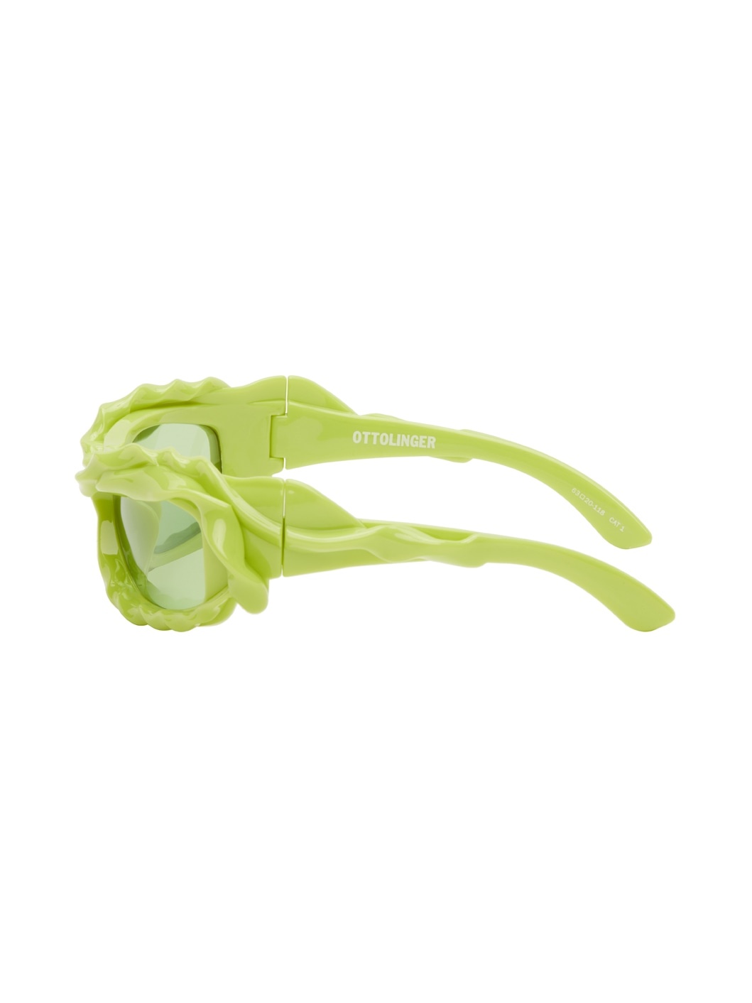 Green Twisted Sunglasses - 3
