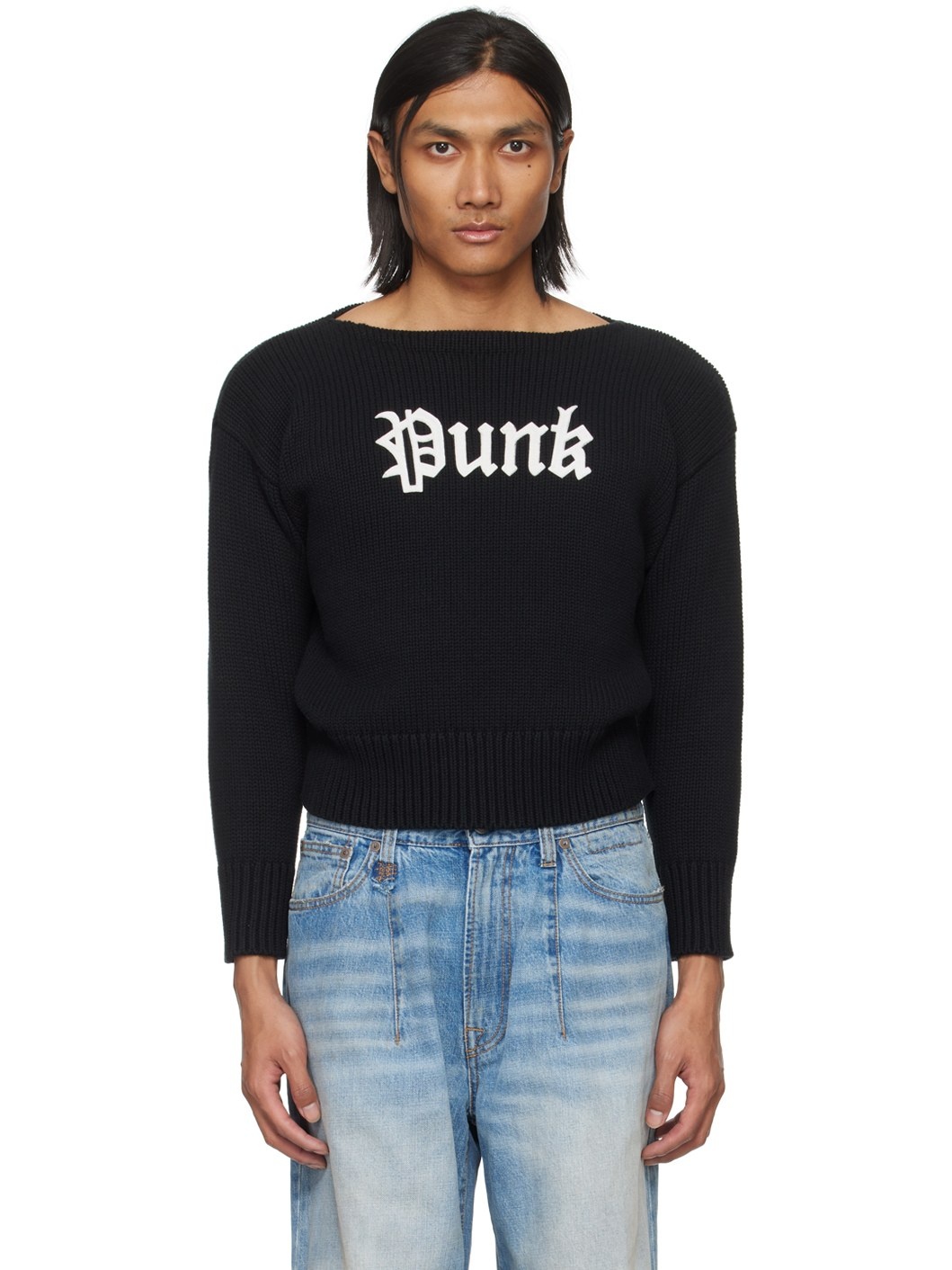 Black Gothic 'Punk' Sweater - 1