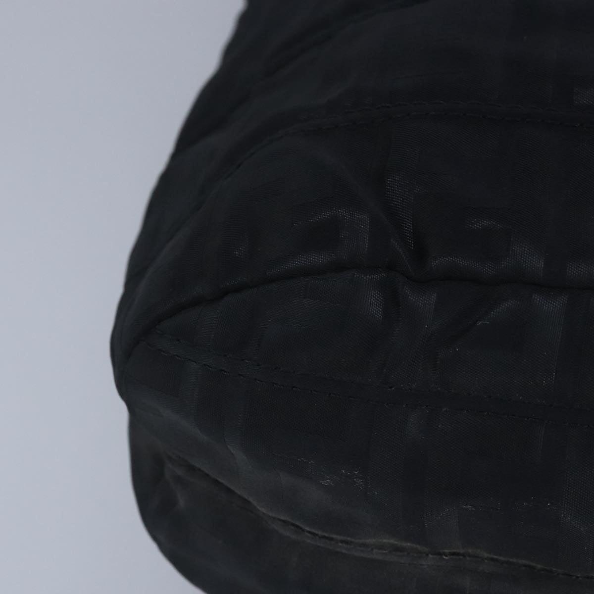 FENDI Zucca Canvas Hand Bag Black - 15