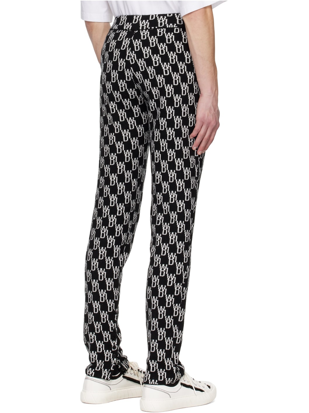 Black Slit Trousers - 3