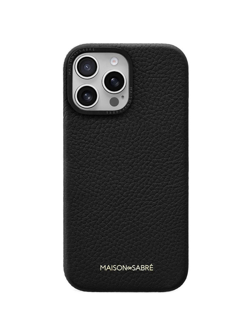 iPhone 16 pro caviar leather case 1