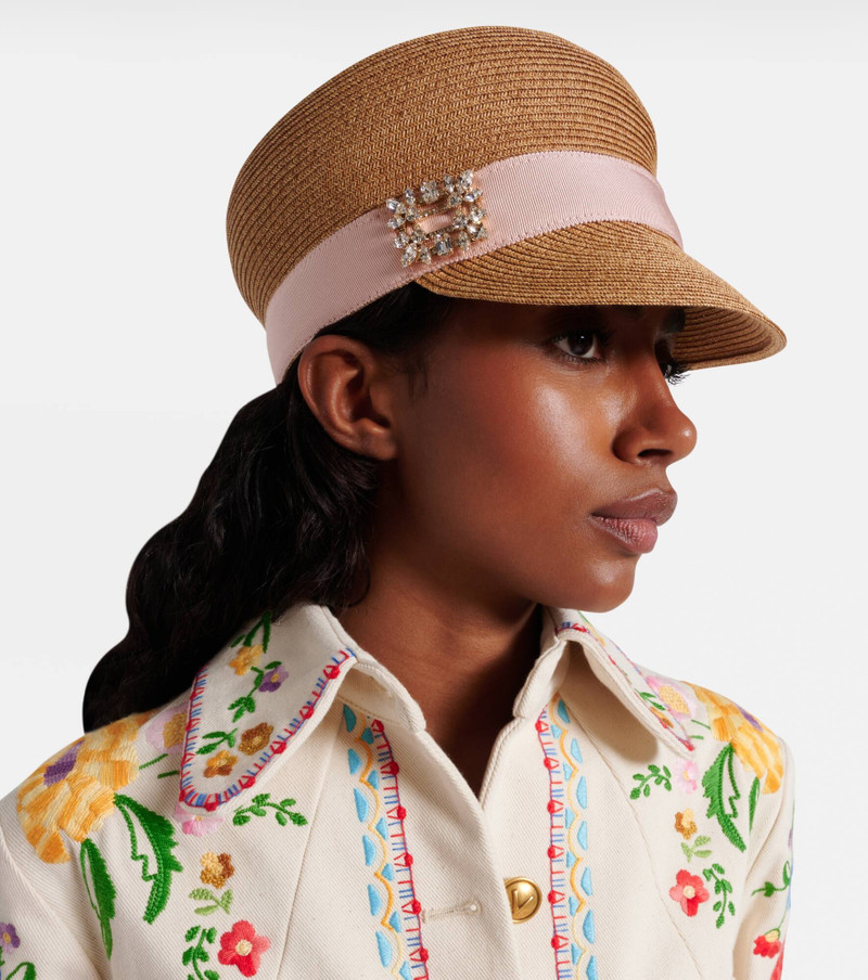 Roger Vivier Broche Vivier newsboy cap outlook