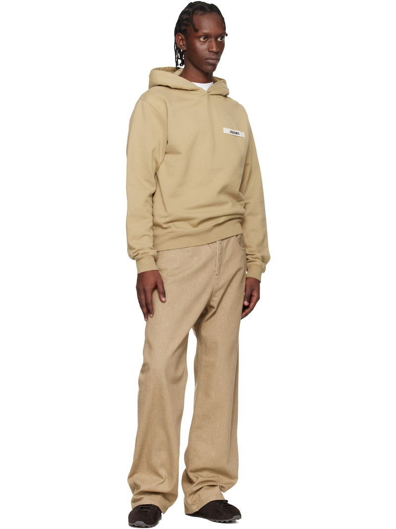 JACQUEMUS Beige 'The Gros Grain' Hoodie outlook