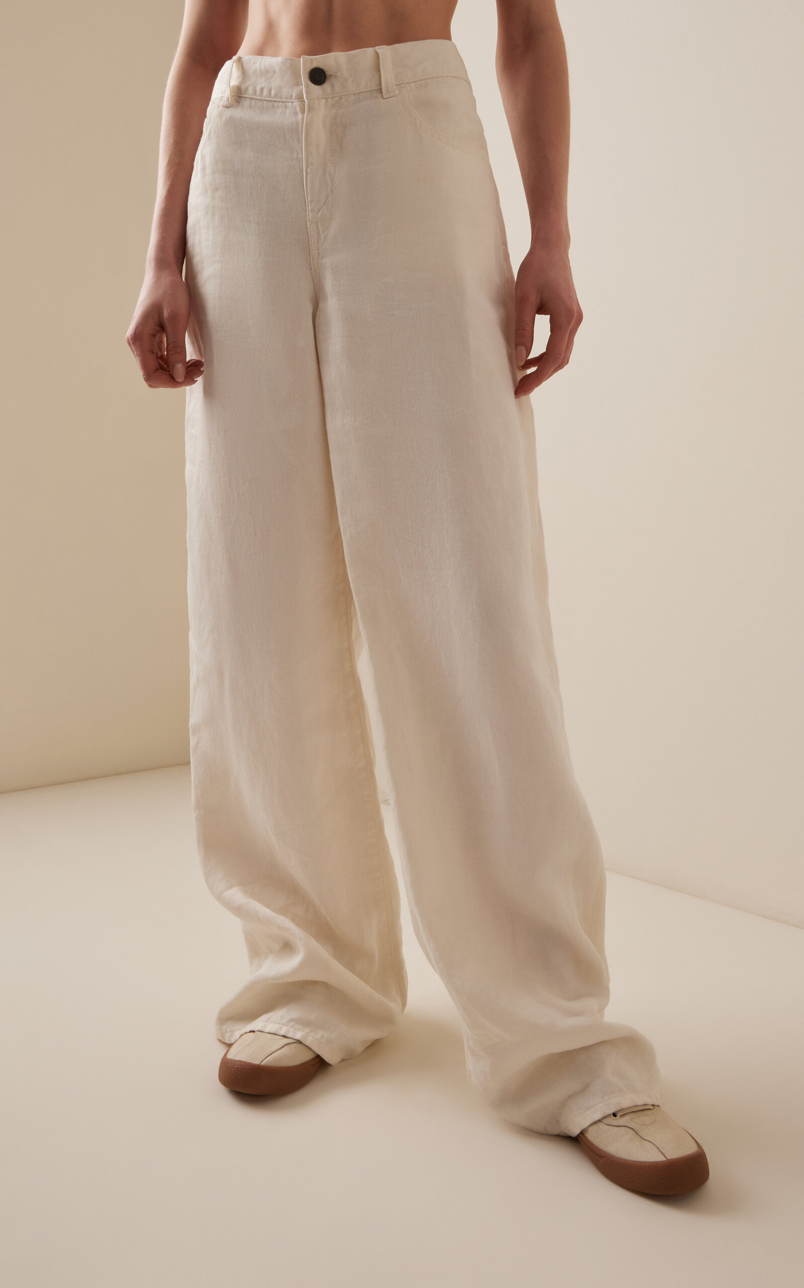 Eglitta High-Rise Wide-leg Jeans white - 3
