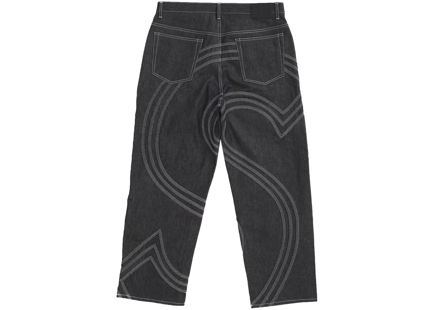 Supreme Supreme S Logo Rigid Baggy Jean Black - SS25P44 RIGID