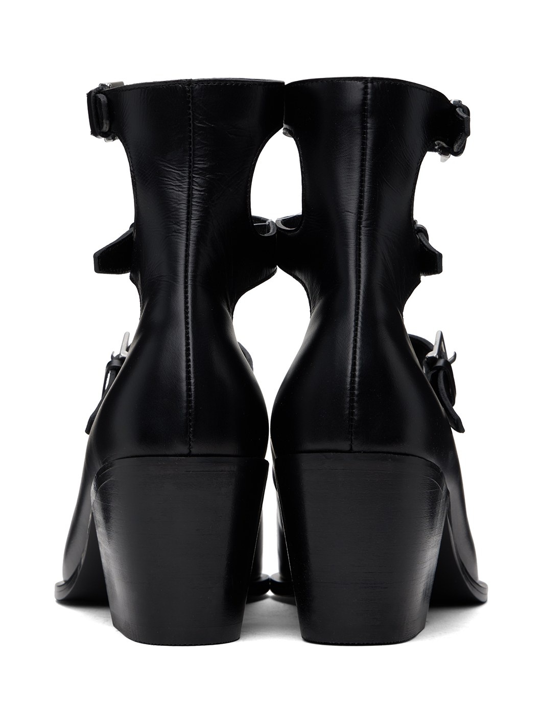 Black Mary Jane Heels - 2