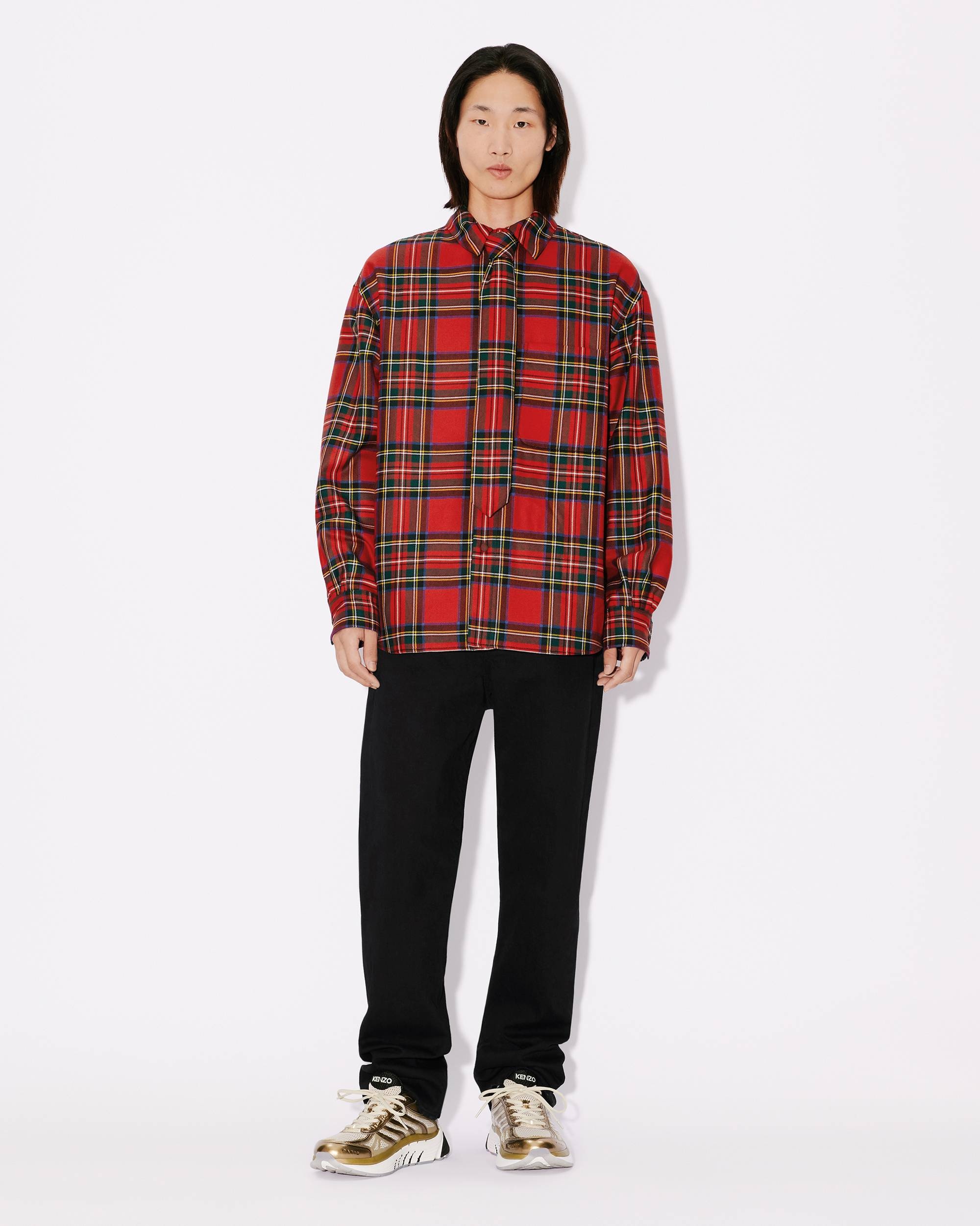 Checked wool shirt - 5