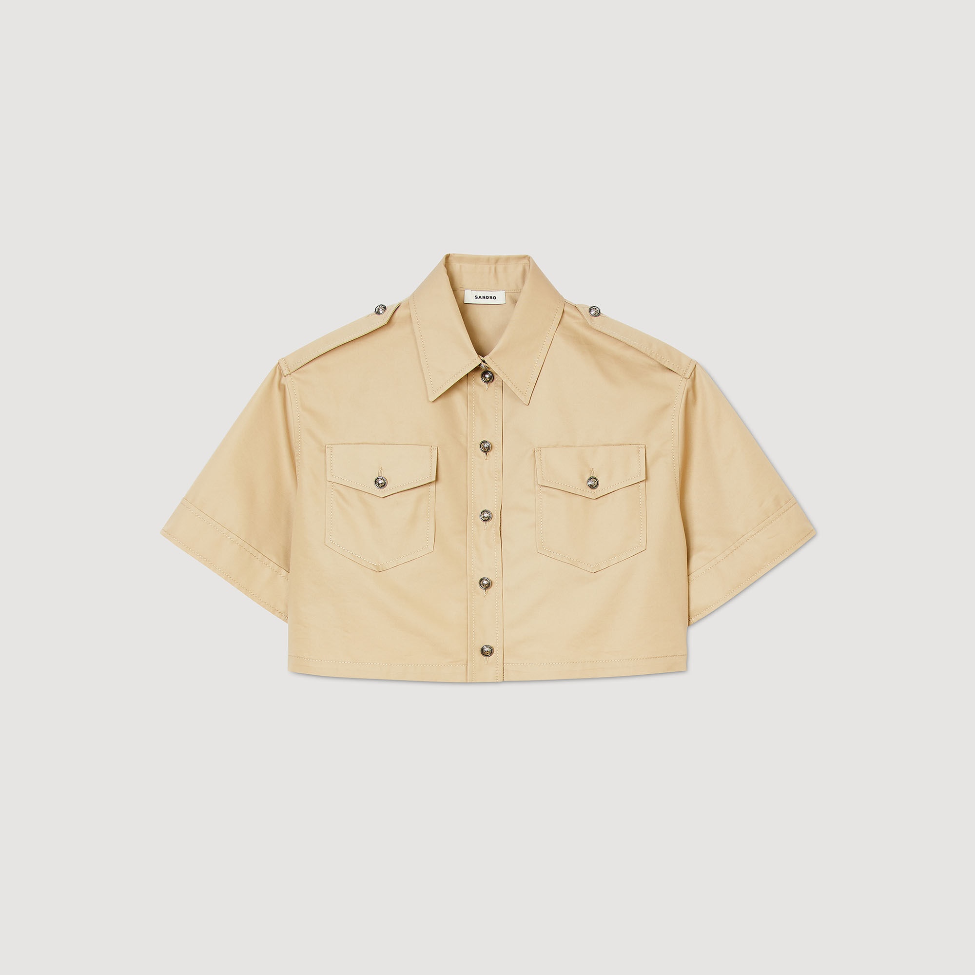 OFFICER'S CROPPED SHIRT - 1