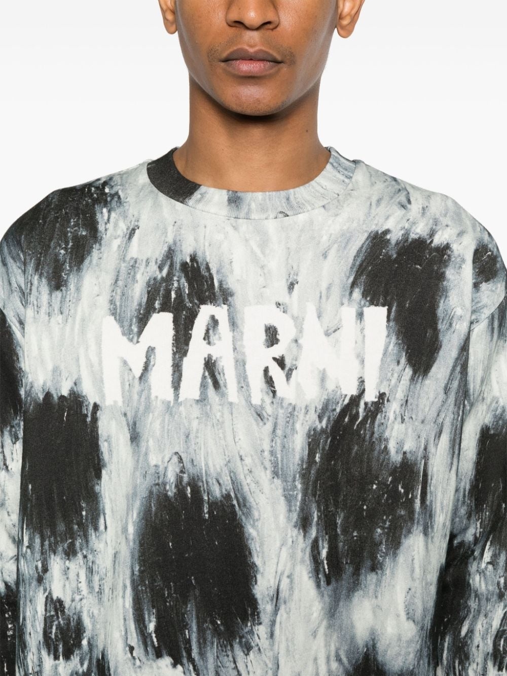 scribble-logo sweatshirt - 5