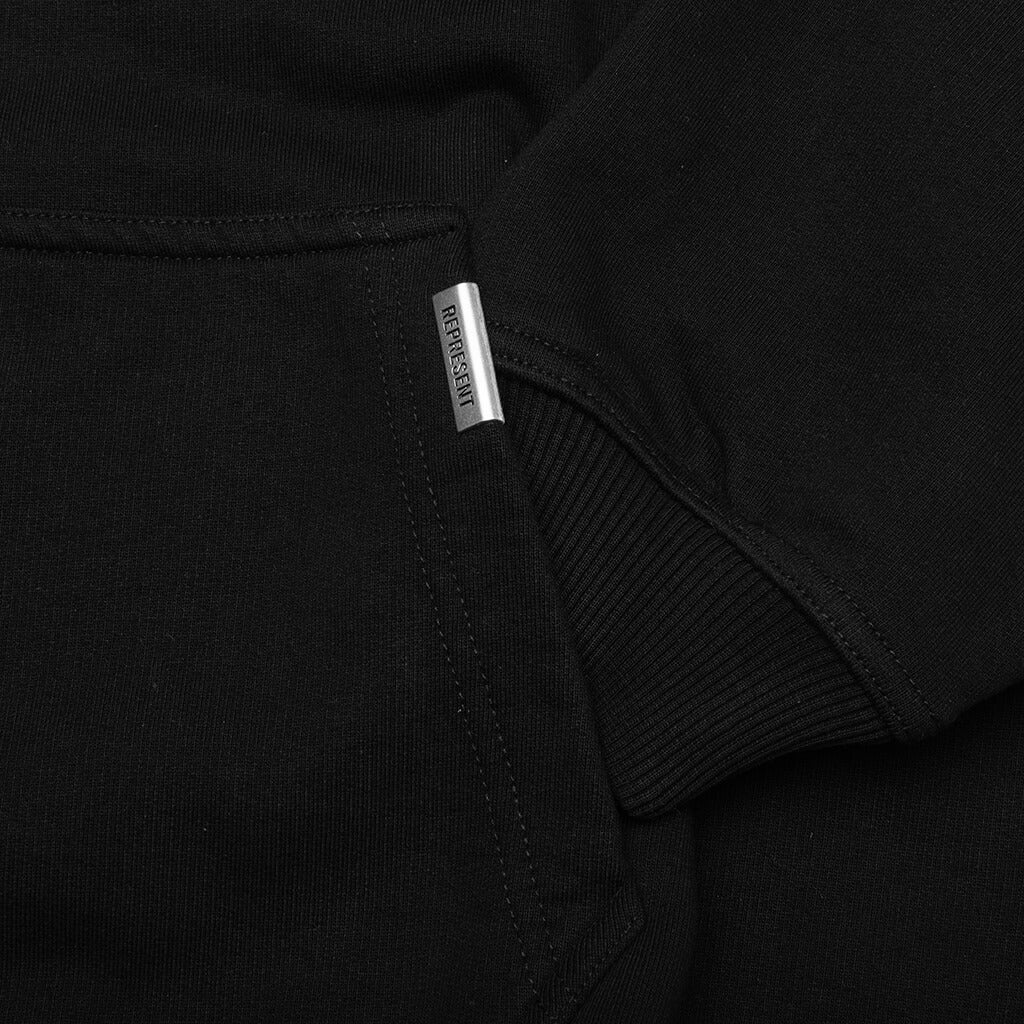 OWNERS CLUB SCRIPT HOODIE - BLACK - 5