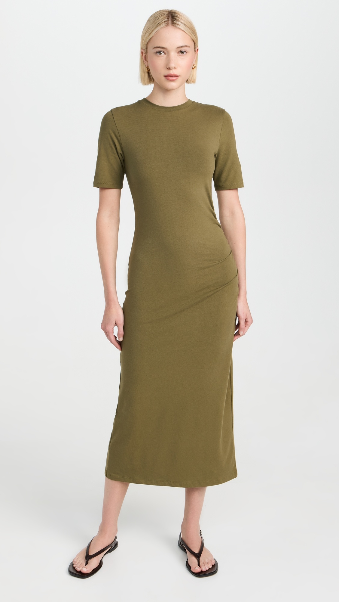 Side Drape Dress - 1