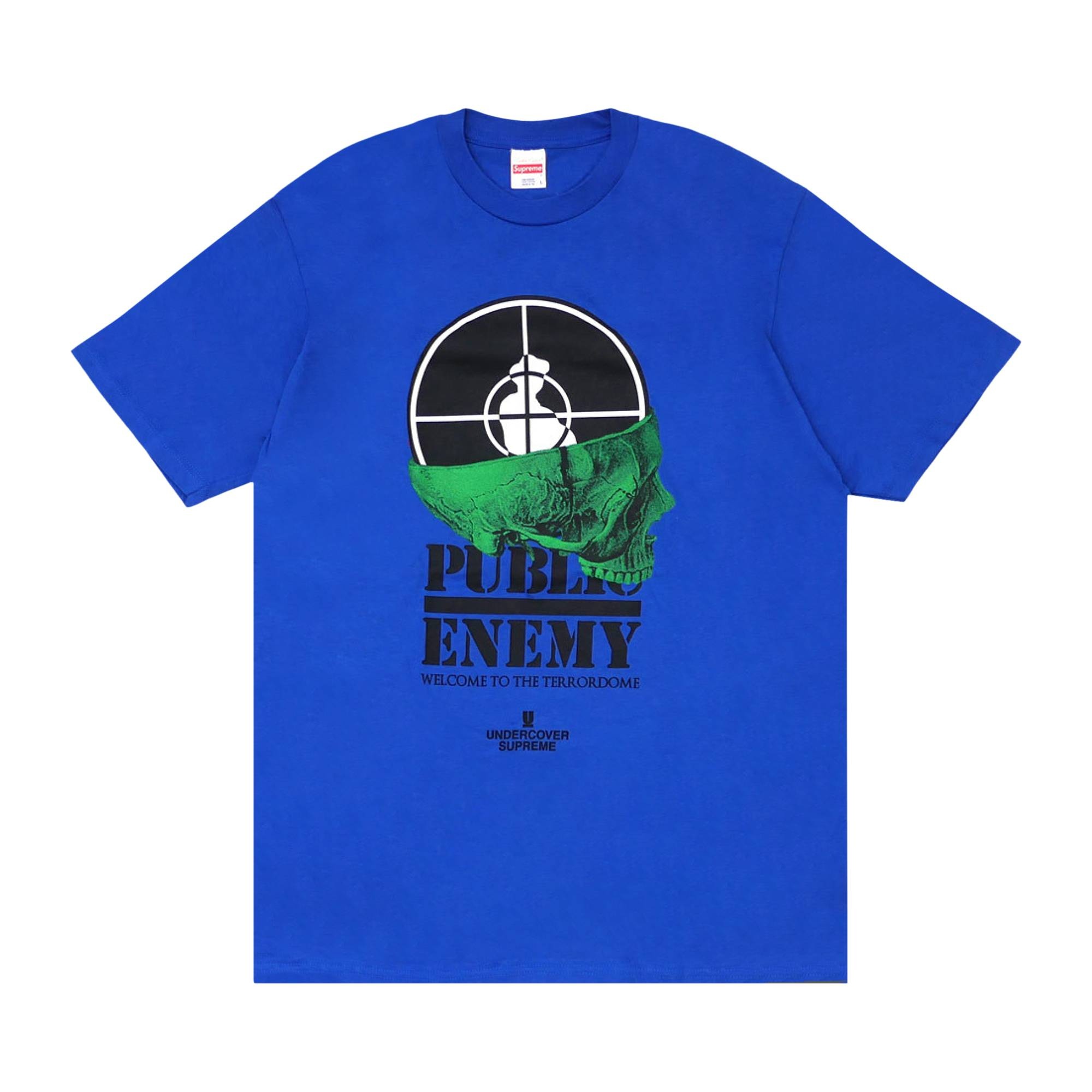 Supreme x Undercover x Public Enemy Terrordome Tee 'Royal' - 1